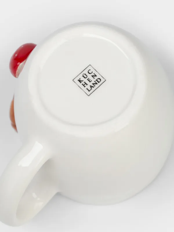 Саптыаяқ, 400 мл, магниттері бар, керамика, ақ, Кішкентай қуаныштар, Magnet joy, image-4