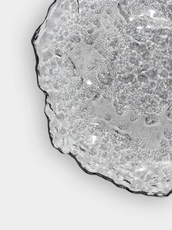 Ыдыс, 30х3 см, шыны, сұр, Nautilus color, image-2