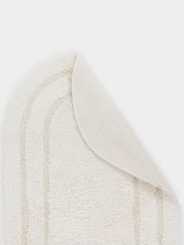 Кілемше, 60x100 см, сопақ, мақта, кілегей, Solo, image-3