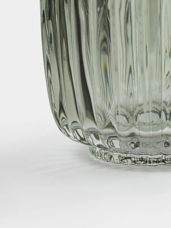 Диспенсер для жидкого мыла, 330 мл, стекло/пластик, зелено-золотистый, Artemis, image-3