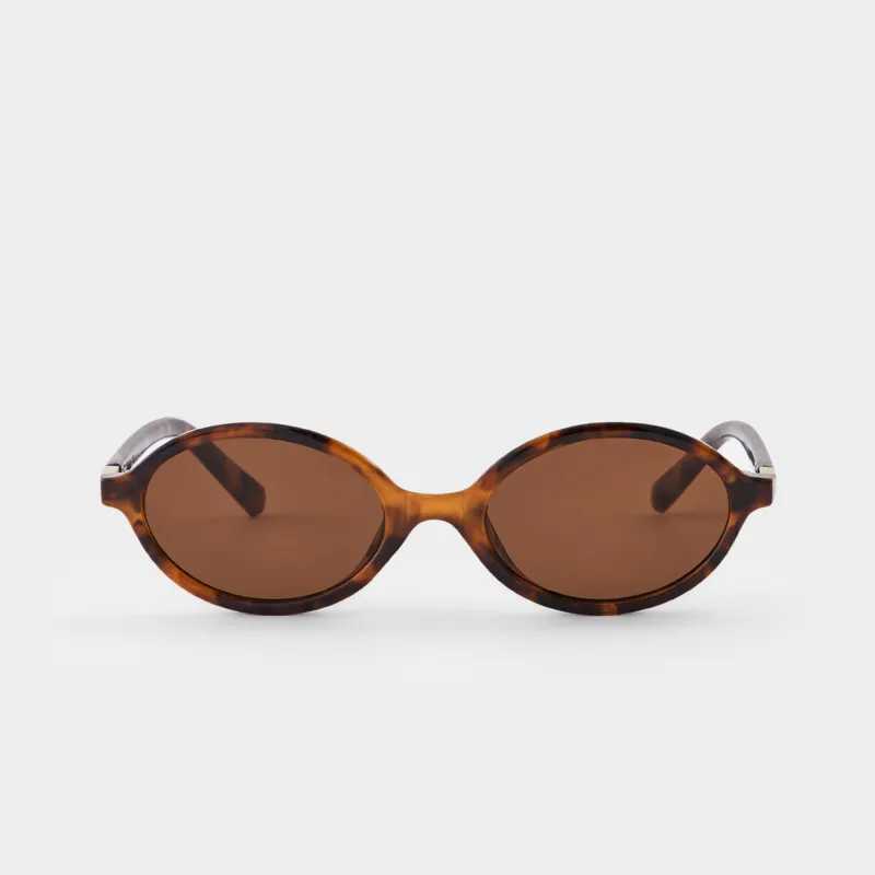 Күннен қорғайтын көзілдірік, пластик, сопақ, тасбақалы, Eyewear