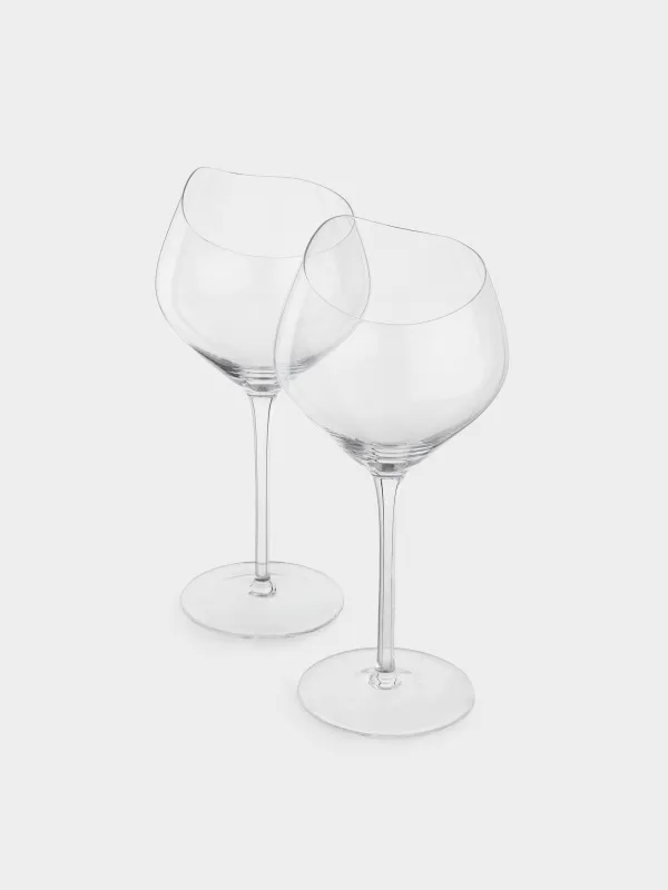 Қызыл шарап бокалы, 480 мл, 2 дана, кристалды шыны, Charm L wavy, image-1