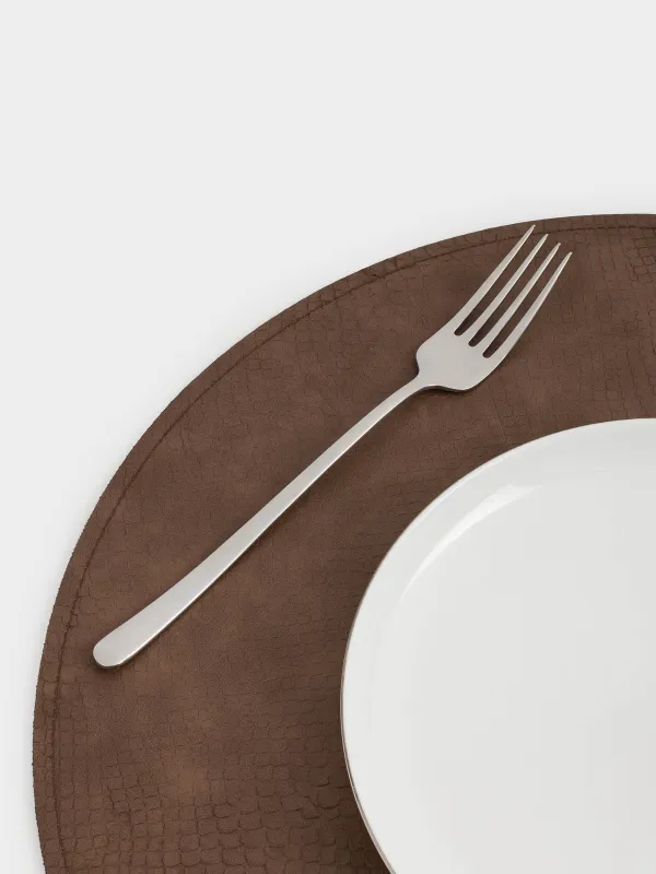 Салфетка под приборы, 38 см, двусторонняя, Змеиная чешуя, Rock, image-4