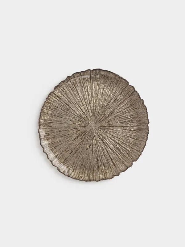 Түскі ас тәрелкесі, 28 см, шыны, қоңыр, Raisen, image-0