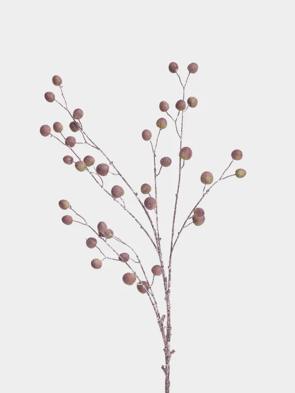 Ветка декоративная, 1,1 м, пенопласт/полиэтилен, Ягоды, Balls decor, image-1