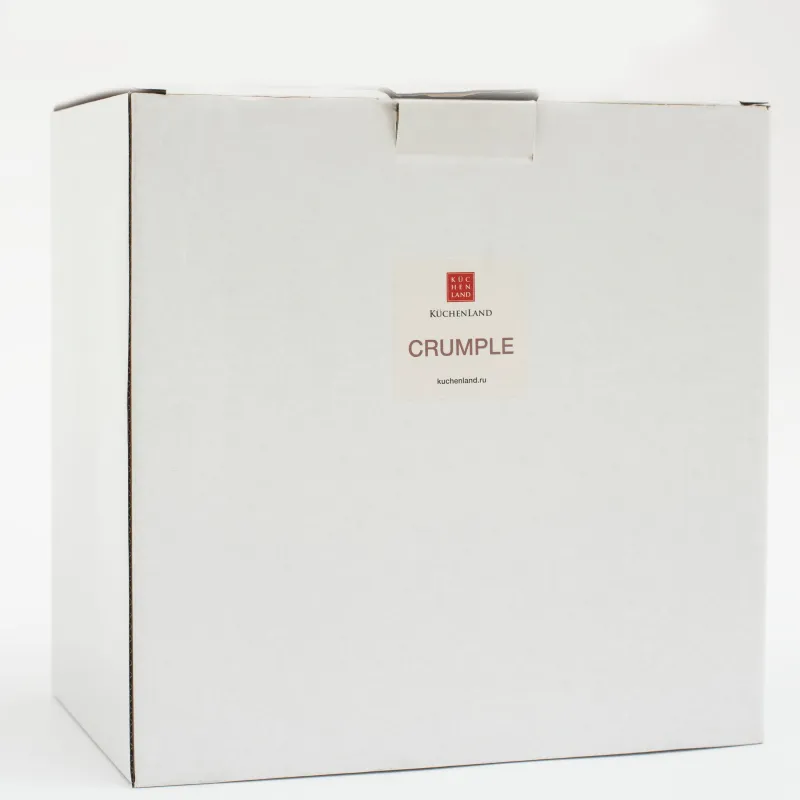 Салат ыдысы, 20х8 см, 1,3 л, фарфор P, алтын жиектері бар, Мыжылған әсер, Crumple gold, image-6