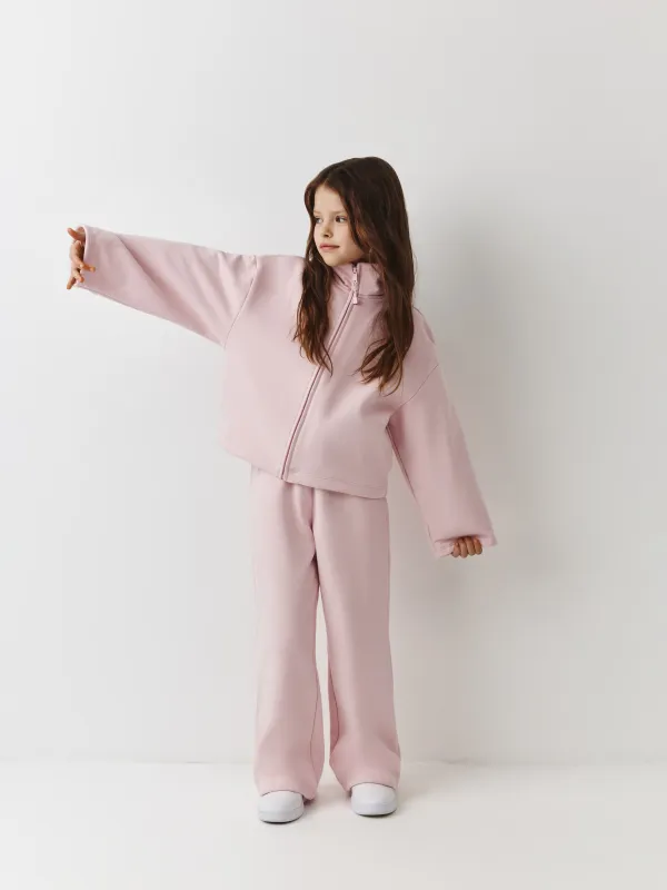 Балалар шалбары, өлшемі 104 см, мақта К, қыздарға арналған, қызғылт, Maryam, image-0