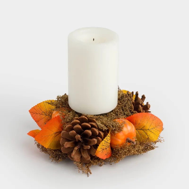 Шам ұстағыш, 22 см, шәйнекке арналған, көбік, Күзгі композиция, Forest symphony, image-5