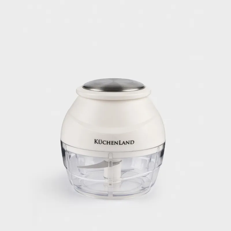 Ұсақтағыш-блендер, 9 см, механикалық, пластик / Болат, сүт, Soft kitchen