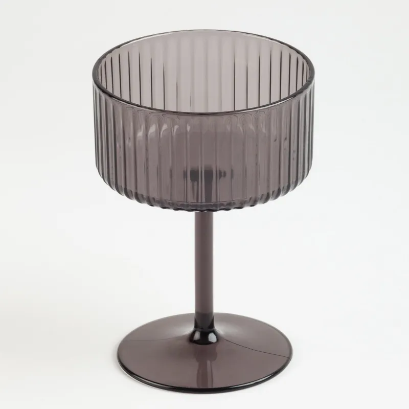 Шампан бокалы, 350 мл, акрил, сұр, Ribby, image-2