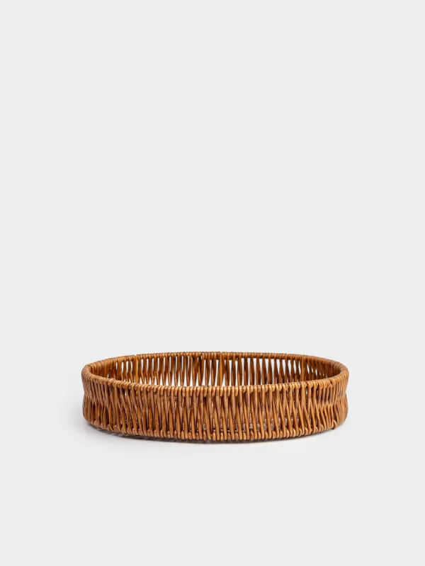 Науа, 25 см, ротан, дөңгелек, қоңыр, Blendy, image-1