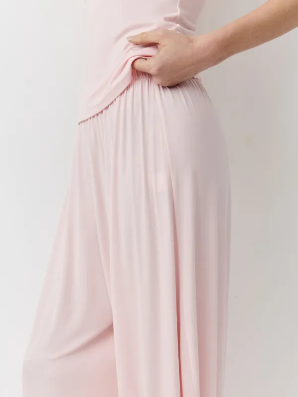 Әйелдер шалбары, үйге арналған, өлшемі S, бамбук/эластан К, қызғылт, Elodie, image-1