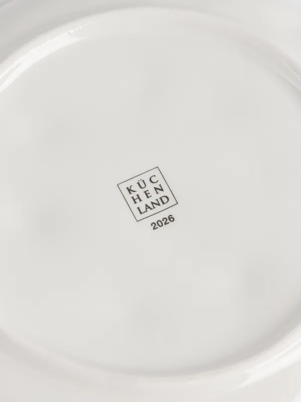 Тарелка закусочная, 21 см, керамика D, Лошадка, Сhristmas green, image-5