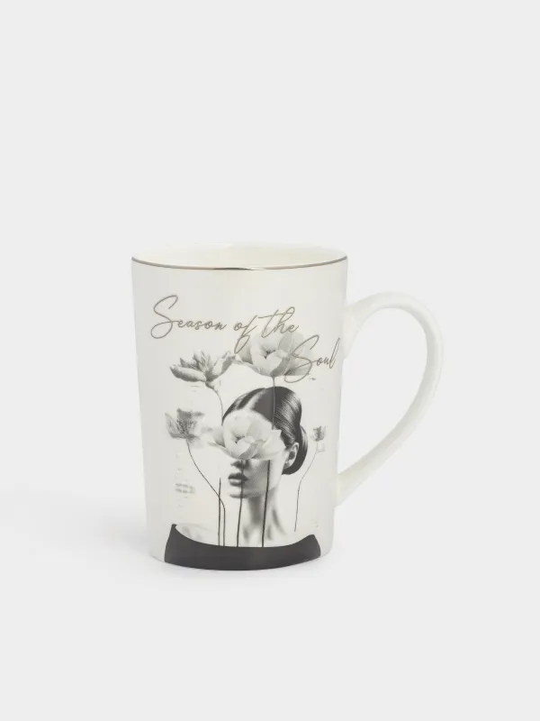 Кружка, 450 мл, Девушка с цветами, Girls garden, image-0