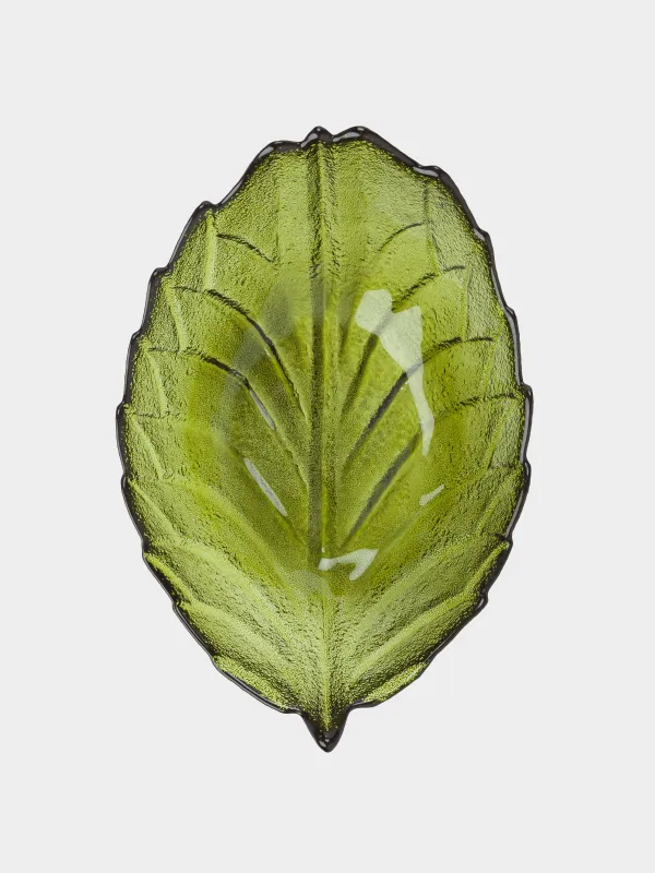 Салат ыдысы, 24х9 см, мл, шыны, түс, Жапырақ, Curvy, image-4