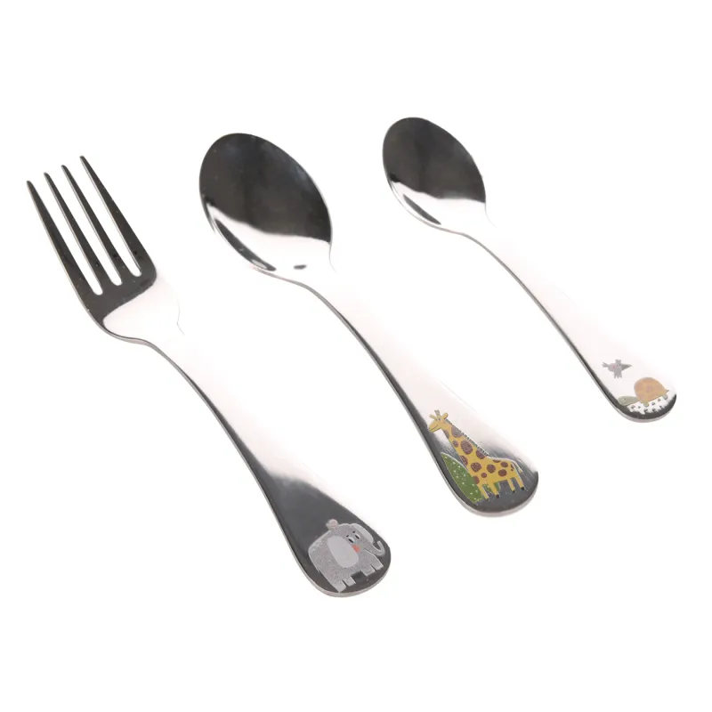 Ас құралдары, балалар, 1 тұлға, 3 зат, болат, Жануарлар, Jungle