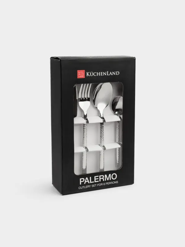 Ас құралдары, 6 тұлға, 24 зат, Болат, Palermo, image-8