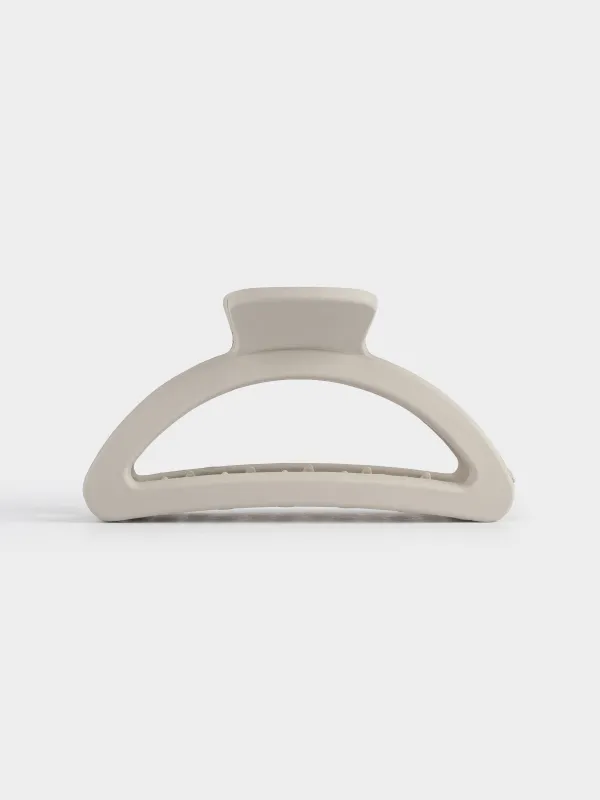 Заколка для волос, 9 см, акрил/металл, серая, Крабик, Hair basic, image-3