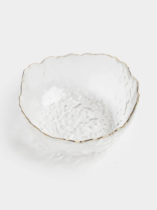 Салатник, 17х7 см, с золотистым кантом, Nautilus gold, image-1