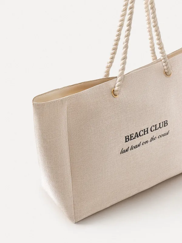 Әйелдер сөмкесі, 44х35 см, полиэстер, сарғылт-қоңыр, Beach Club, Coast, image-2