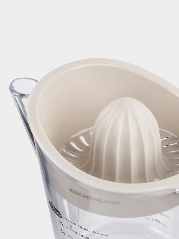 Цитрус шырын сыққыш, 500 мл, өлшеуіш шыныаяқпен, пластик, түс, Extra-light, image-5