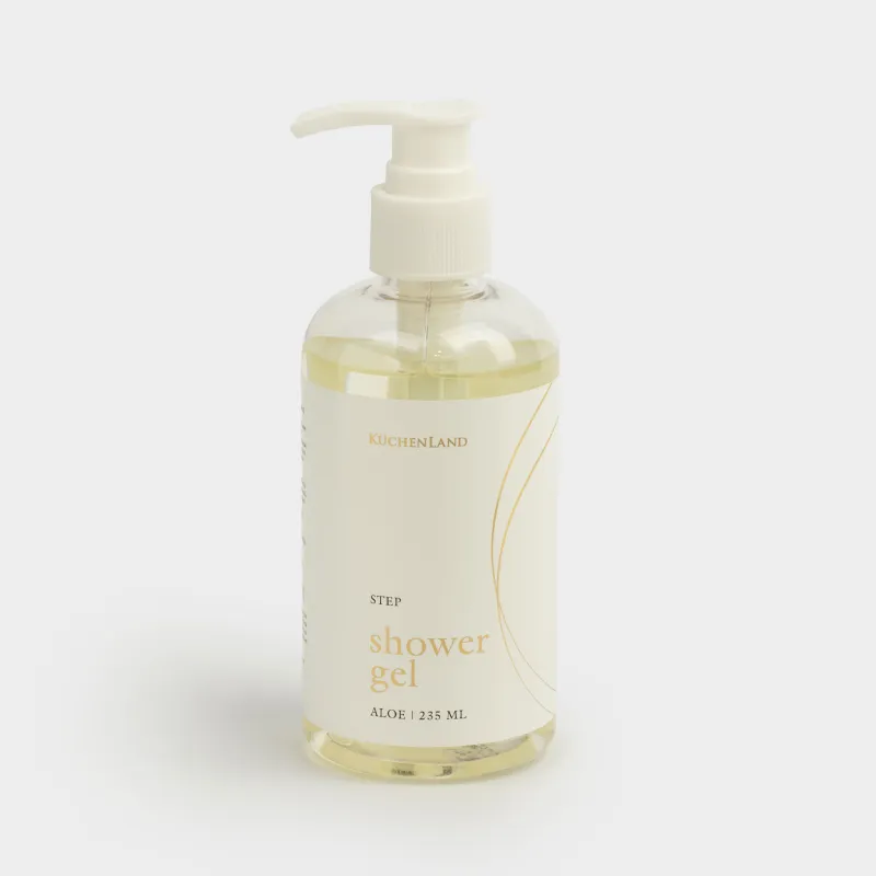 Гель для душа, 235 мл, увлажняющий, Алоэ, Step