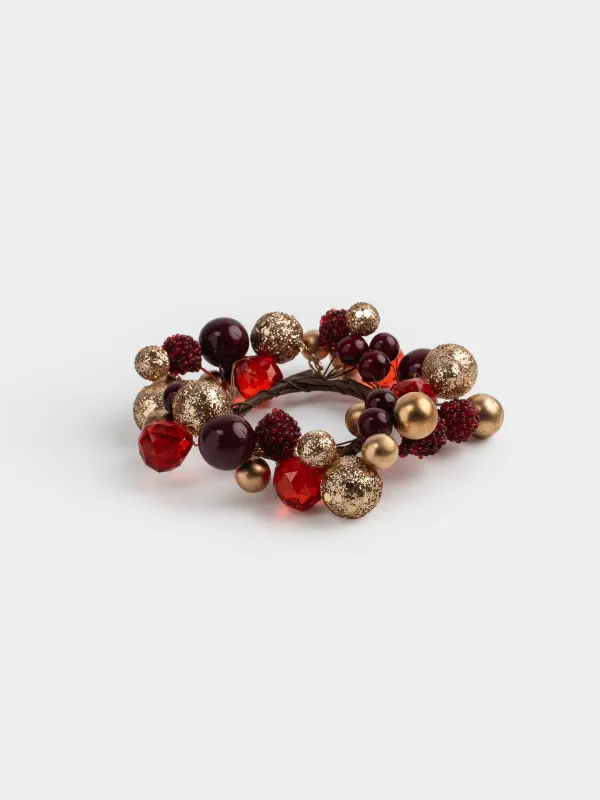 Кольцо для салфеток, 5 см, пластик, Balls sparkle, image-1