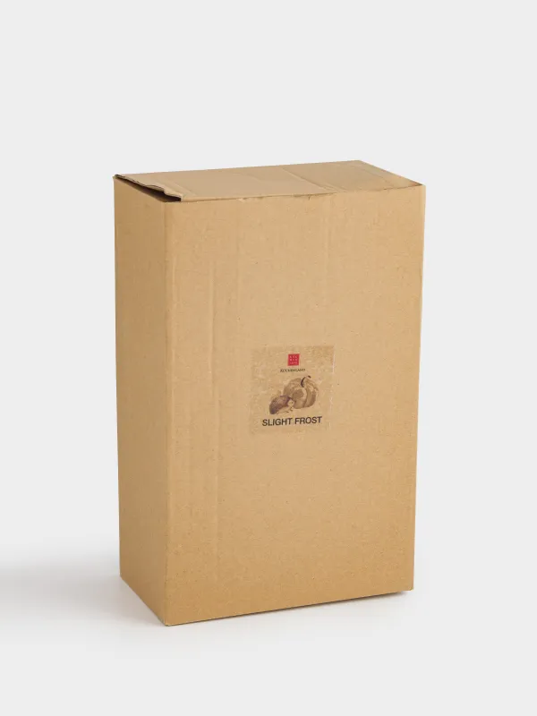 Конфетница, 24х15 см, керамика D, молочная, в крапинку, Еж на тыкве, Slight frost, image-6