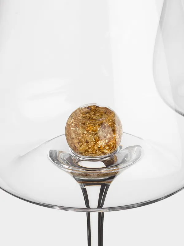 Қызыл шарап бокалы, 480 мл, 2 дана, кристалды шыны, Кәріптас шар, Sorento, image-4