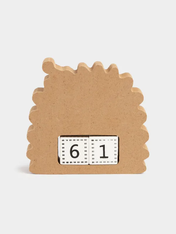 Календарь настольный, 10 см, дерево, Figure wood, image-3