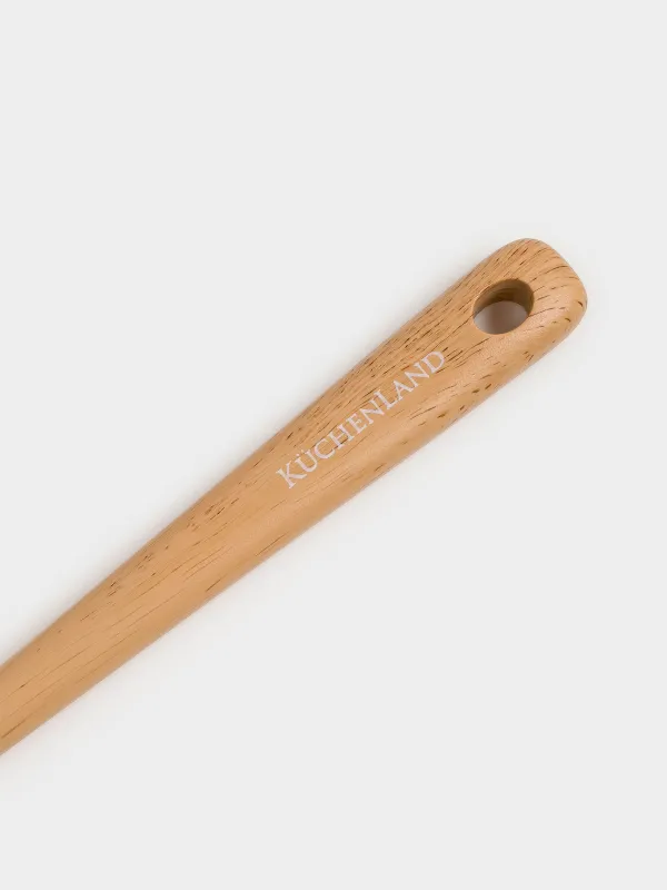 Ложка сервировочная, 32 см, силикон/пластик, бежевая, Letia, image-3