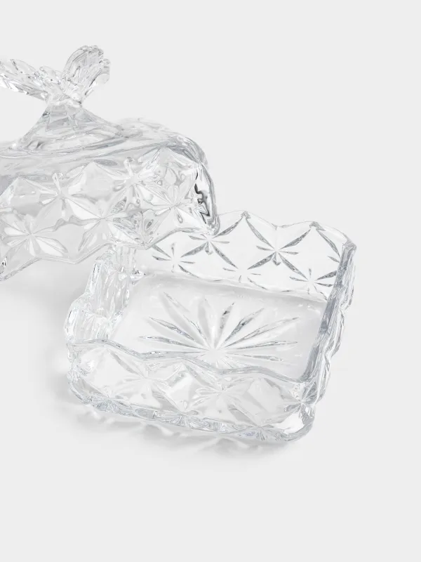 Сақтау ыдысы, 18х18 см, 350 мл, шыны Р, Көбелек, Butterfly, image-2