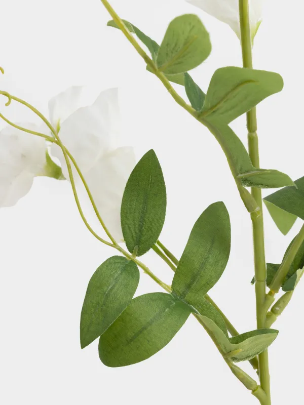 Сәндік бұтақ, 70 см, пластик/полиэстер, Ақ лизиантус, Flower garden, image-3