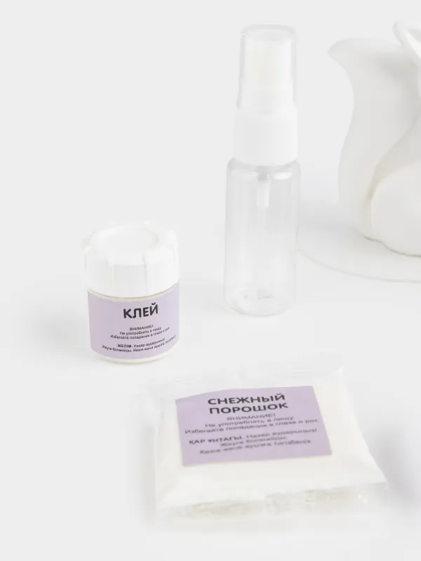 Шығармашылыққа арналған жиынтық, 1 зат, кварц кескіндемесі, гипс, Қар түлкі, Creative, image-3