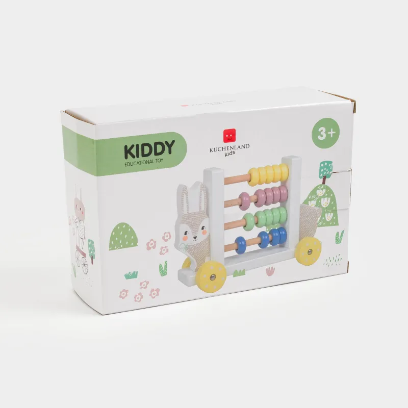 Игрушка развивающая, 20 см, Счеты на колесах, Kiddy, image-5
