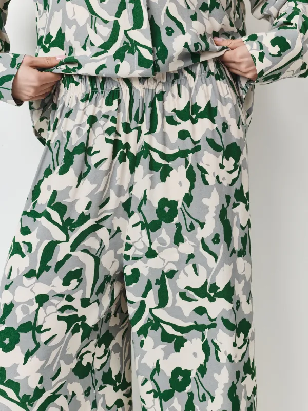 Әйелдер шалбары, өлшемі M, кең, вискоза, сүт түстес, Adetta, image-3