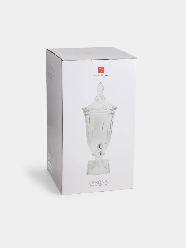 Сусындарға арналған диспенсер, 1,8 л, шыны Р, Zero, image-6