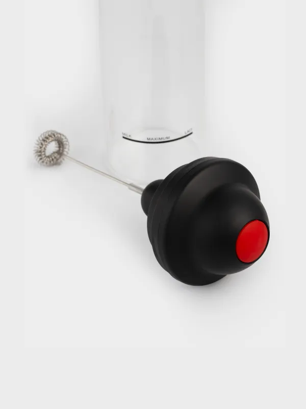 Сүт көбіктендіргіш, 450 мл, сыйымдылығы, шыны Б/пластик, қосымша жарық, Extra-light, image-2