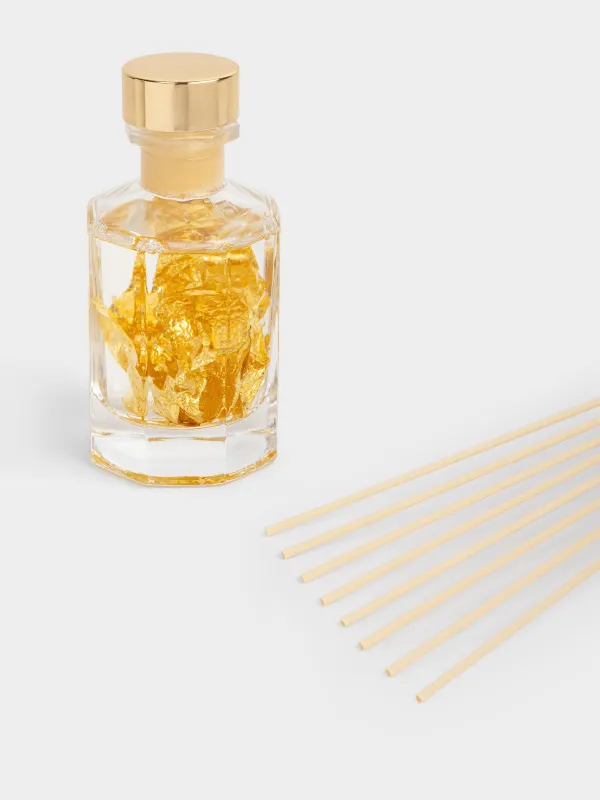 Хош иісті диффузор, 100 мл, шашағы бар, Fig & Magnolia, Алтын үлпектері, Opulence, image-2