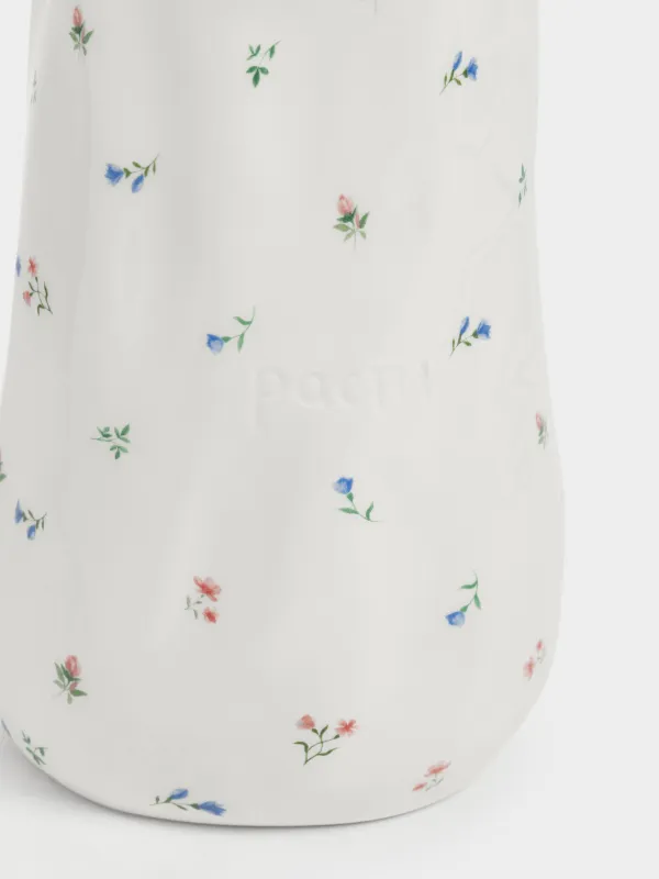 Гүл вазасы, 19 см, керамика, сүт түстес, Нәзік гүлдер, El flora, image-1