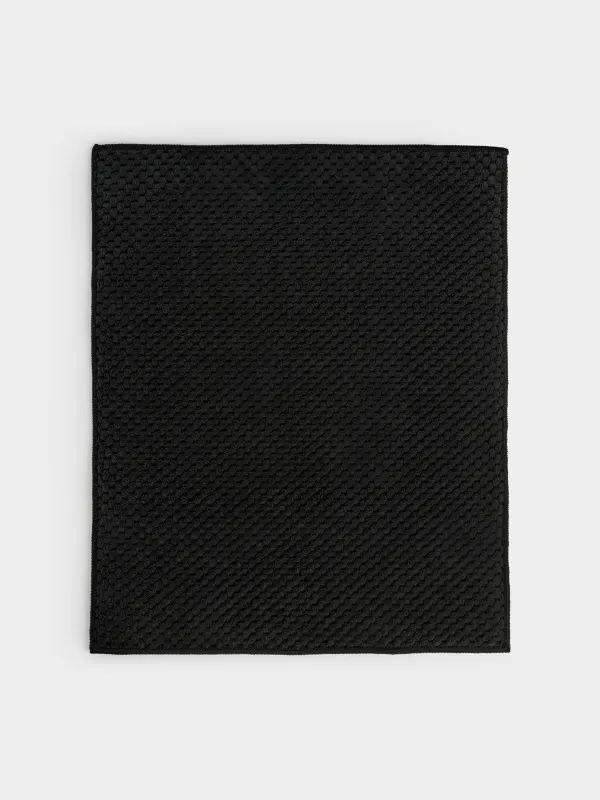 Ыдыстарды кептіруге арналған төсеніш, 30х38 см, микрофибра, қара, Black clean, image-0