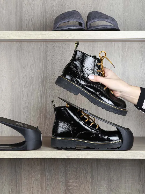 Ұйымдастырушы-ерлерге арналған аяқ киім, 29 см, пластик, қара, Compact, image-7