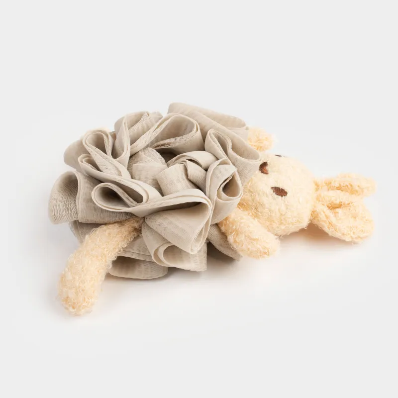 Денені жууға арналған жуғыш зат, 17х14 см, питомник, полиэтилен / полиэстер, бежевый, қоян, қоян, image-1