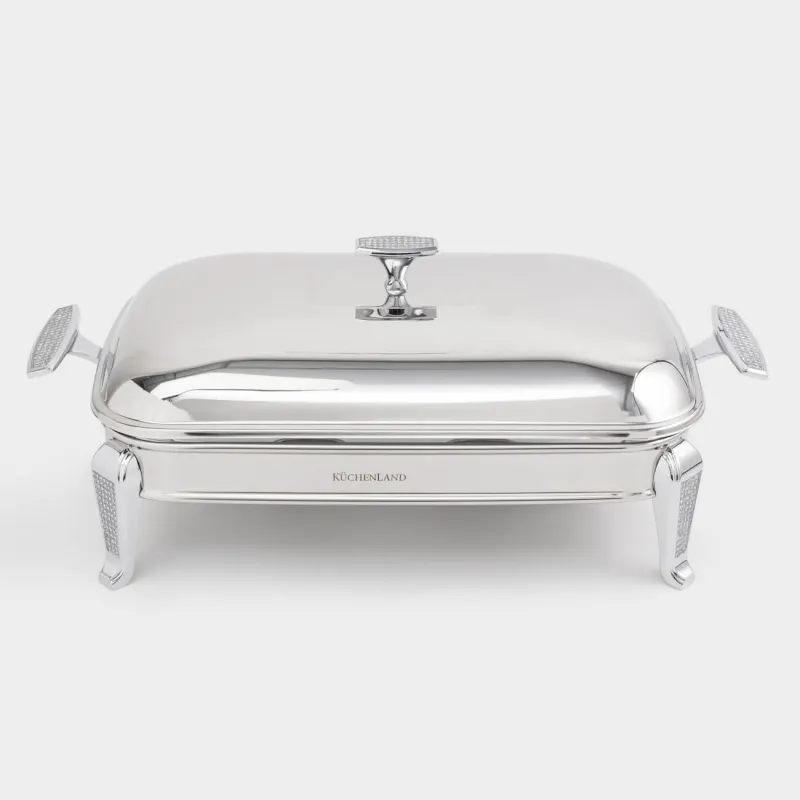 Қыздыруға болатын ыдыс, 49х26х18 см, қақпағы бар, тікбұрышты, шыны Т/болат, Winter antarctica