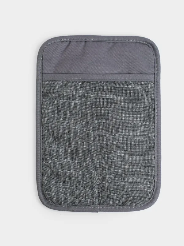 Ыдыс ұстағыш, 26x18 см, мақта/силикон, графитті, Bakery striped, image-2