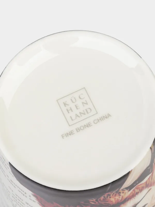 Кружка, 450 мл, Лев в костюме, Brutal style, image-3