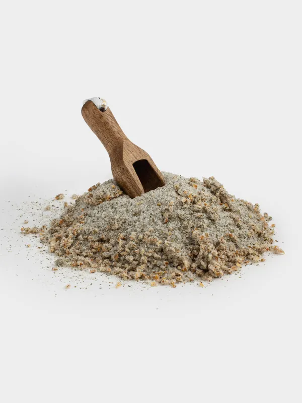 Дәмдеуіштерге арналған ыдыс, 8 см, толтырғышы мен қасығы бар, шыны/тығын/ағаш, Сарымсақ және тұз, Seasoning cork, image-3