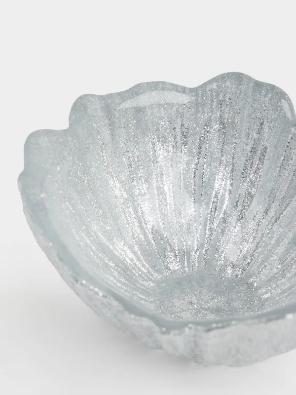 Пиала, 10х5 см, 90 мл, стекло Р, серебристая, Verge, image-1