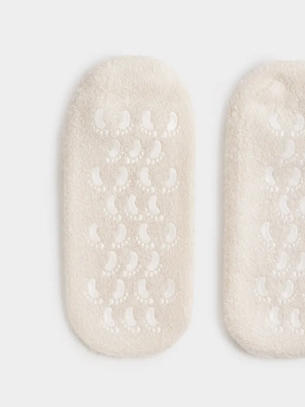 СПА-носки гелевые, р. 36-40, многоразовые, полиэстер, молочные, Spa, image-2