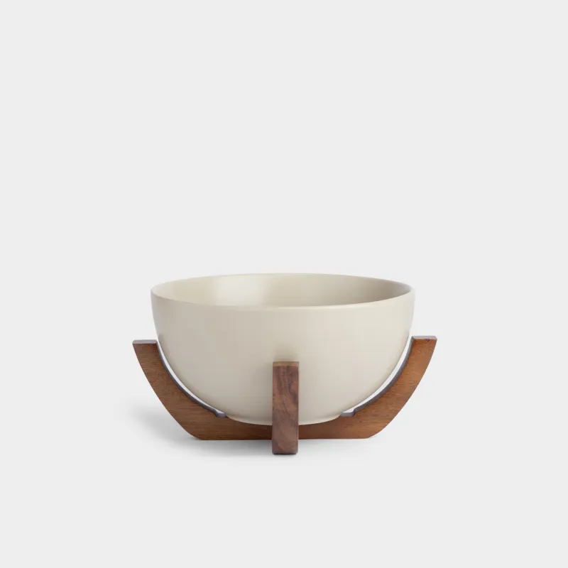 Салатник, 18х10 см, на подставке, Ceramo noble